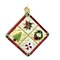 Old World Christmas 4.5 Inch Christmas Quilt Christmas Tree Ornament , Creative Art Form